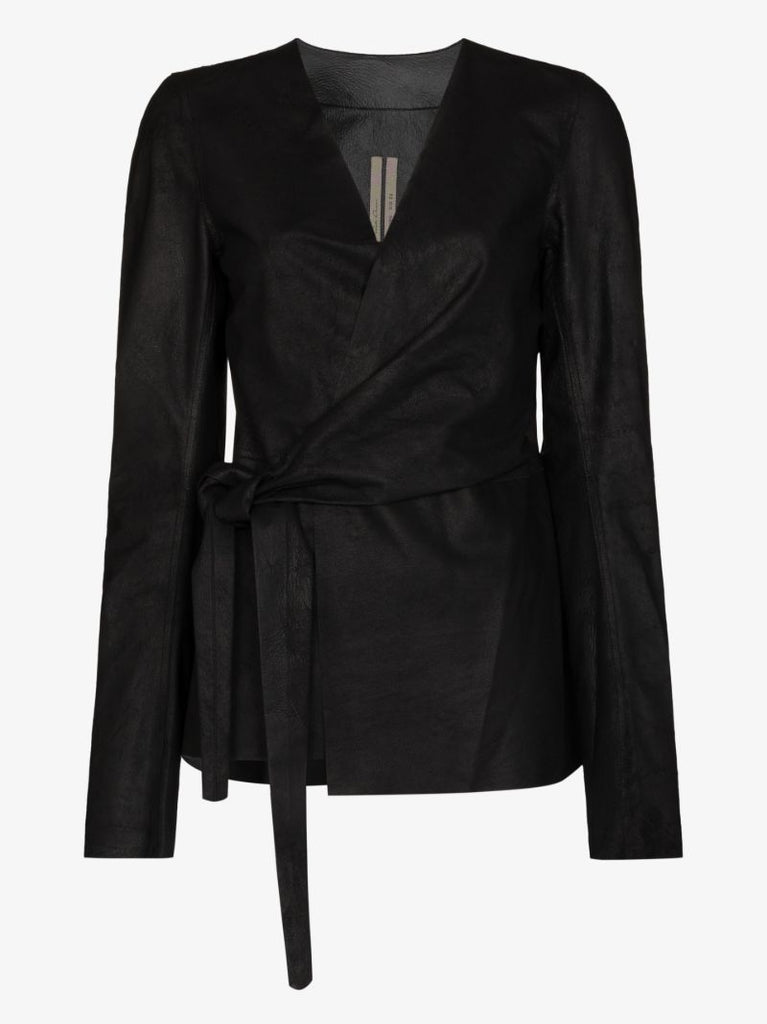 Leather Wrap Jacket