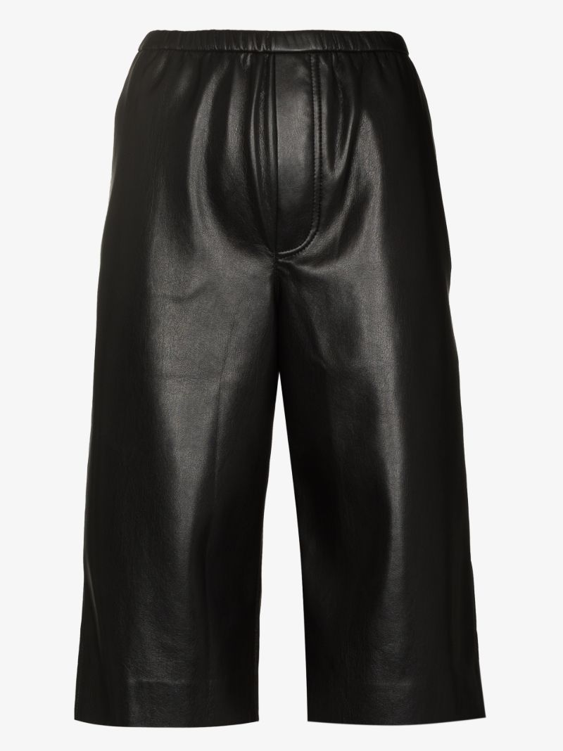Wendel Vegan Leather Shorts