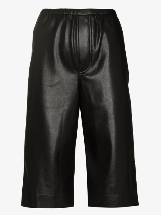 Wendel Vegan Leather Shorts