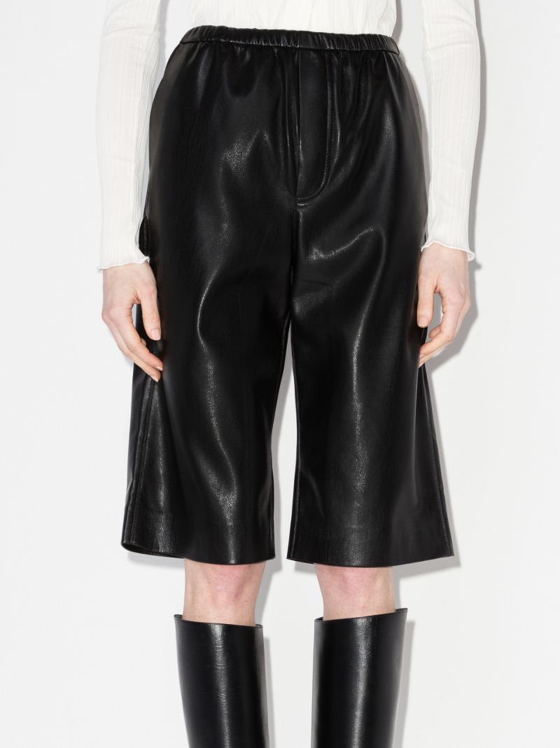 Wendel Vegan Leather Shorts
