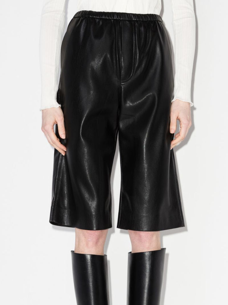 Wendel Vegan Leather Shorts