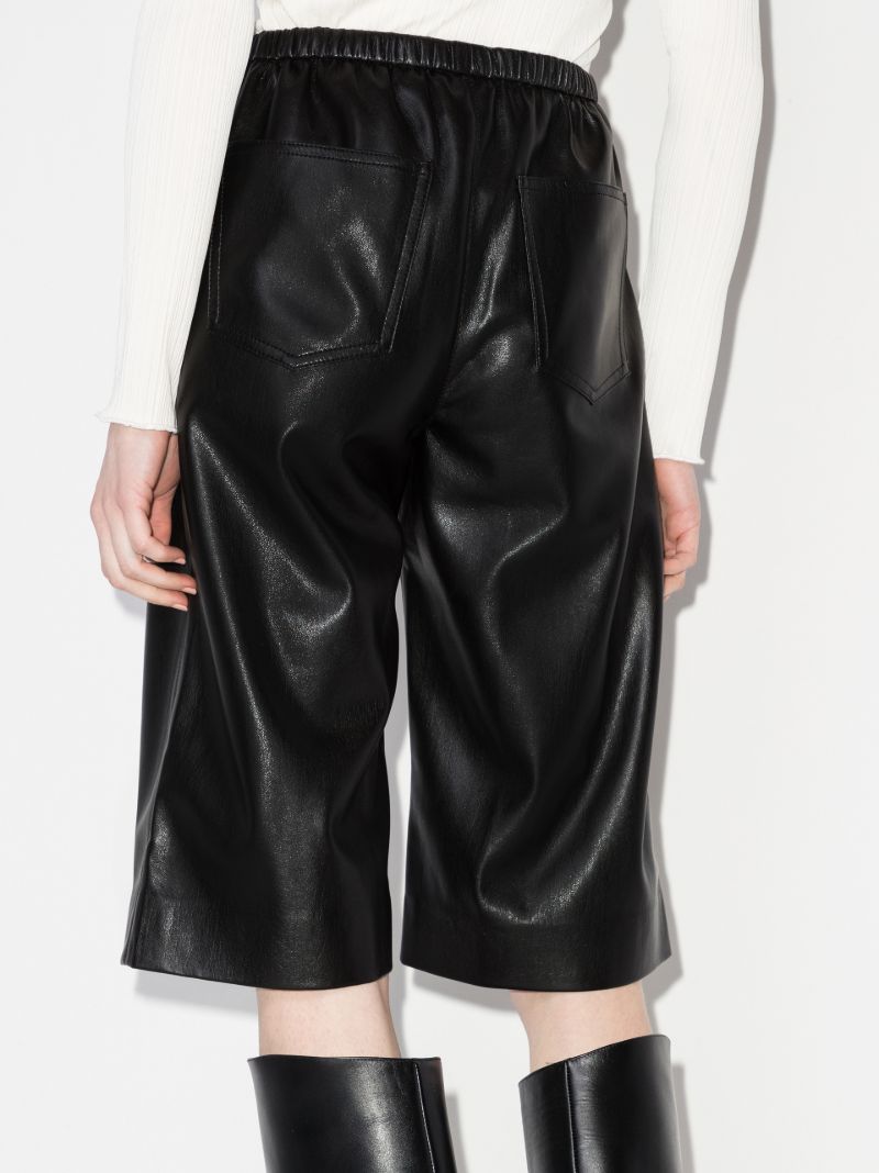 Wendel Vegan Leather Shorts