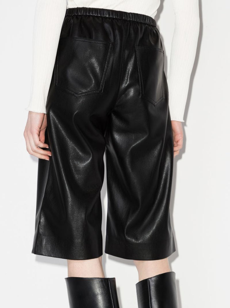 Wendel Vegan Leather Shorts