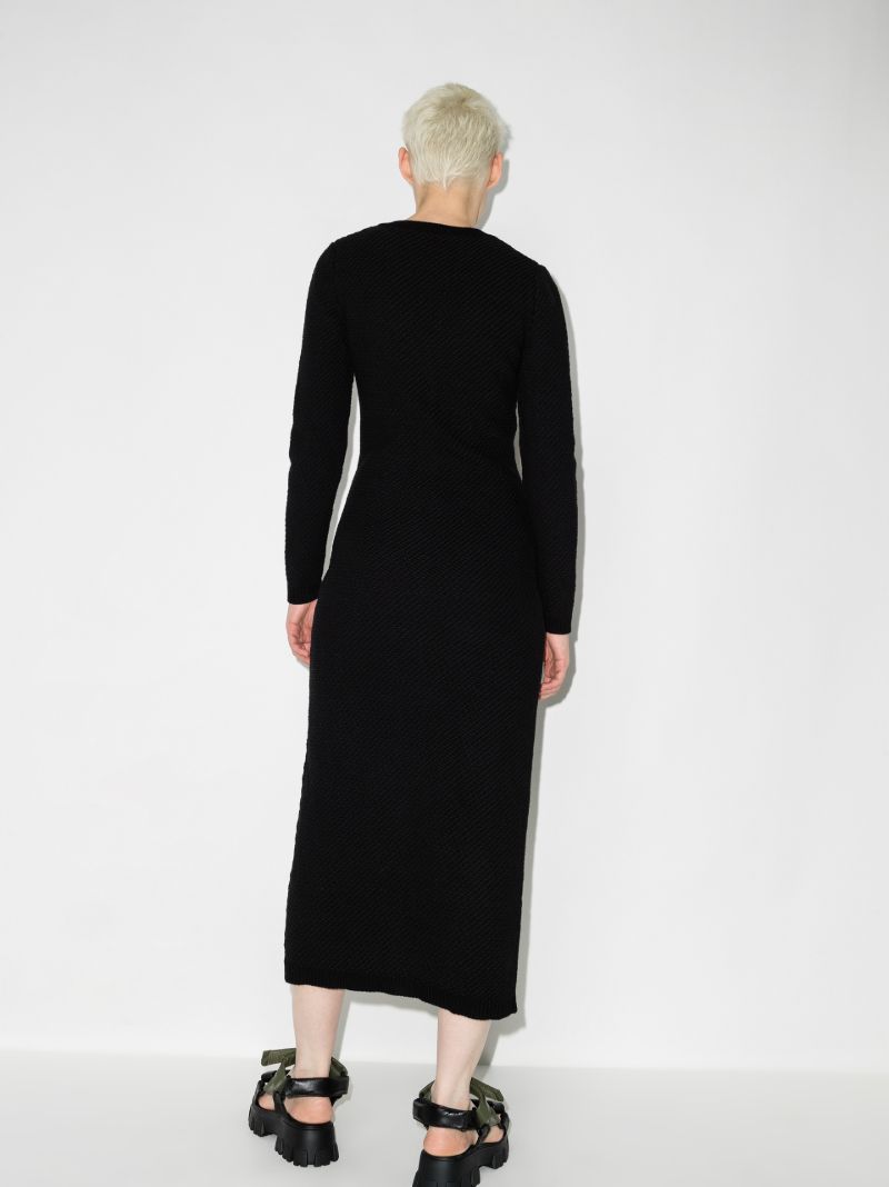 Dana Sweetheart Neck Midi Dress