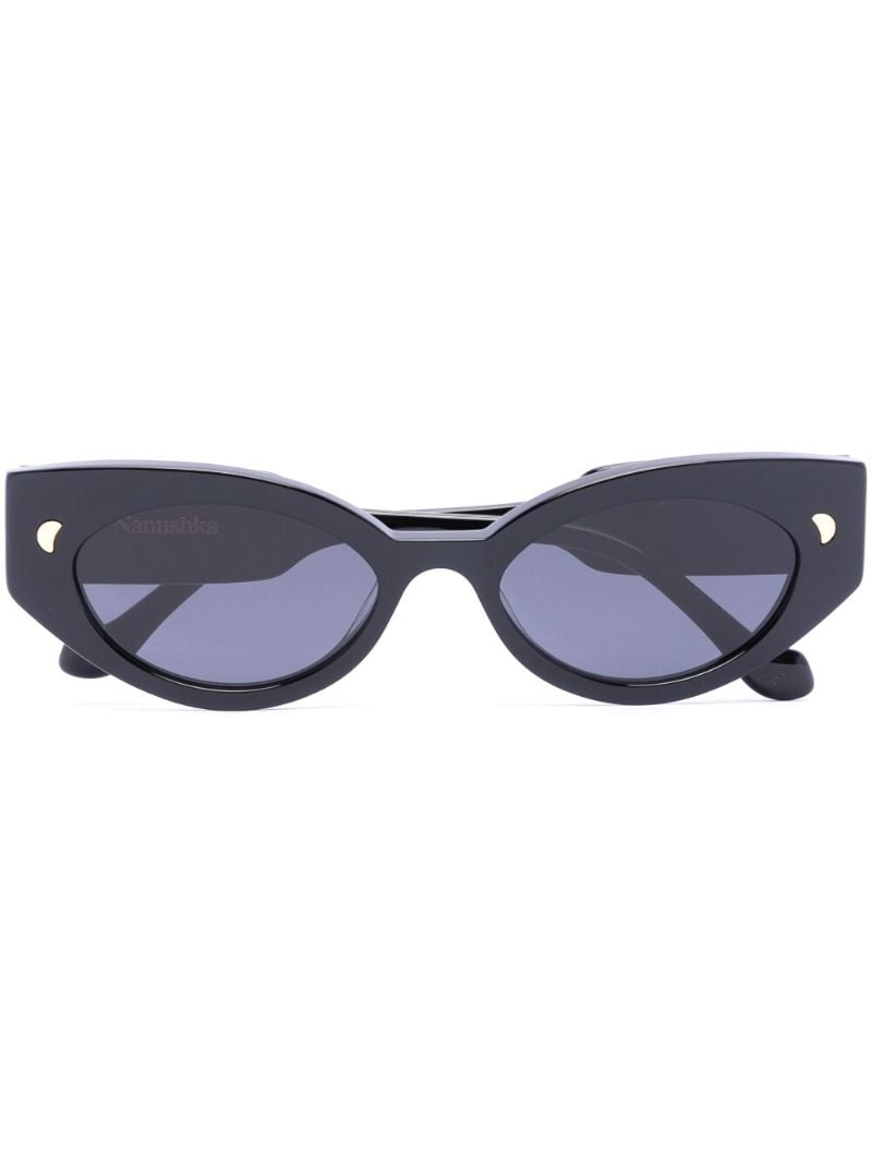 Black Azalea Cat-eye Sunglasses