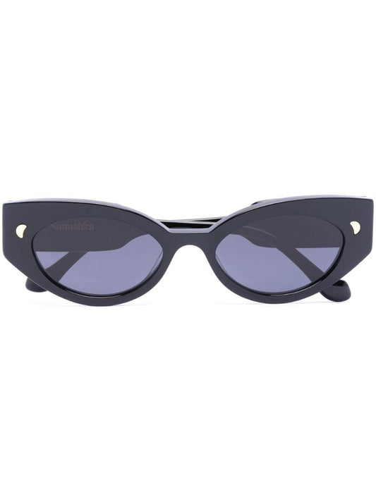 Black Azalea Cat-eye Sunglasses