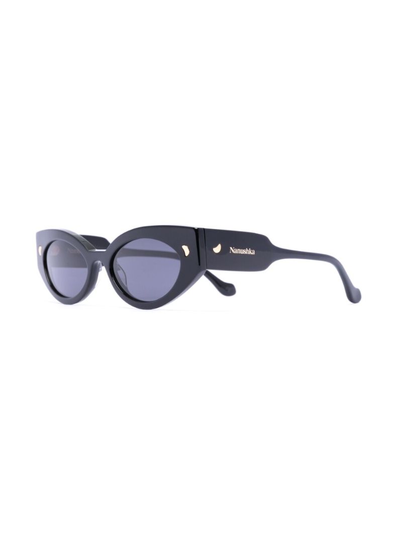Black Azalea Cat-eye Sunglasses