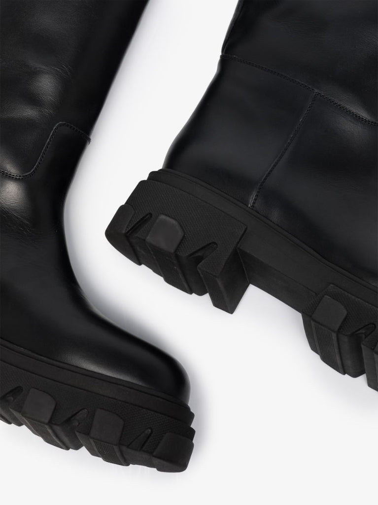 X Pernille Teisbaek Black Perni 07 Knee-high Leather Boots
