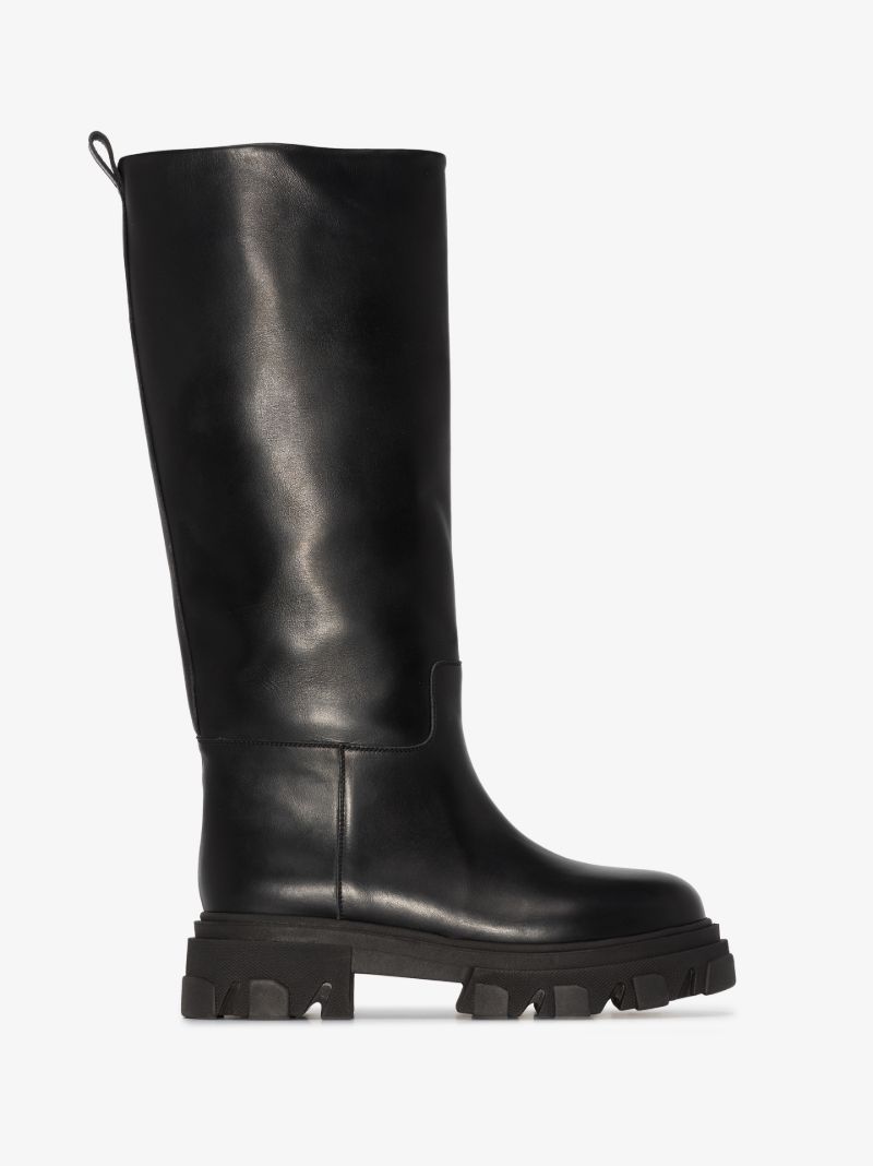 X Pernille Teisbaek Black Perni 07 Knee-high Leather Boots
