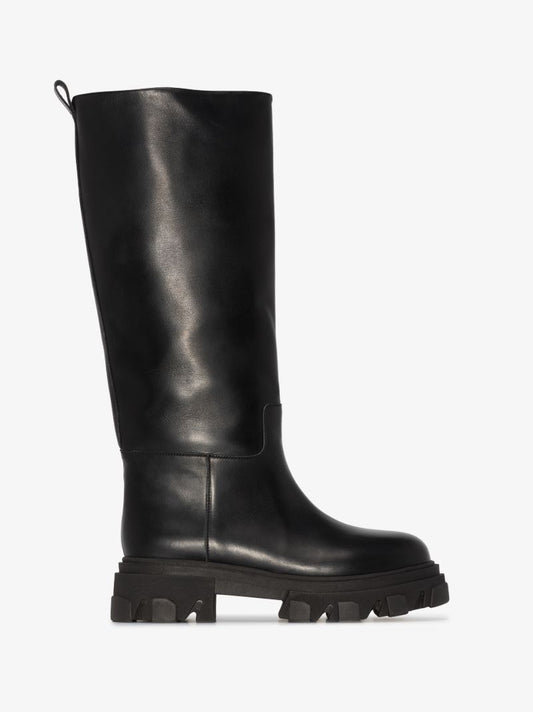 X Pernille Teisbaek Black Perni 07 Knee-high Leather Boots