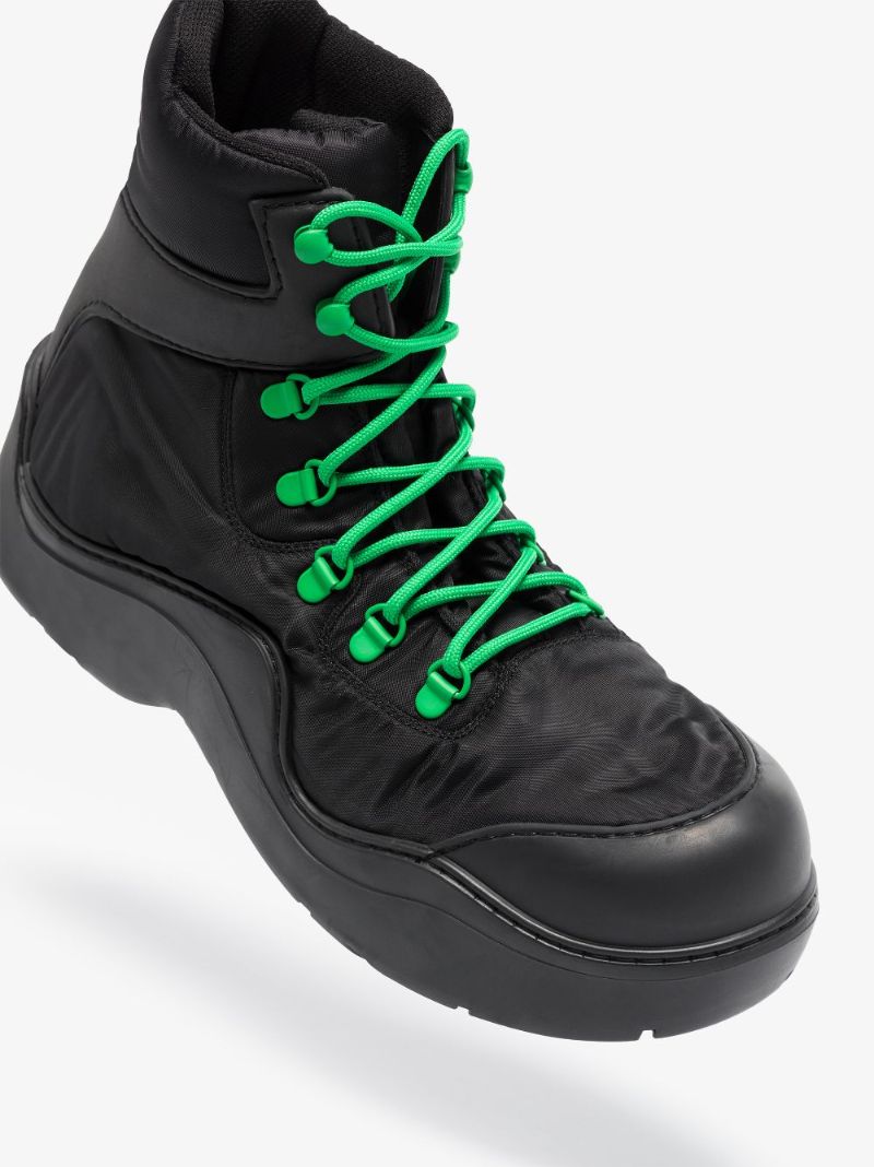 Black Puddle Bomber Boots