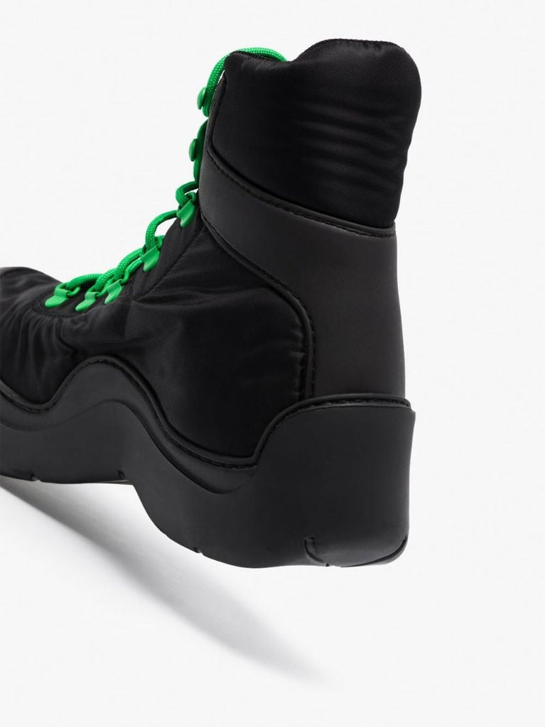 Black Puddle Bomber Boots