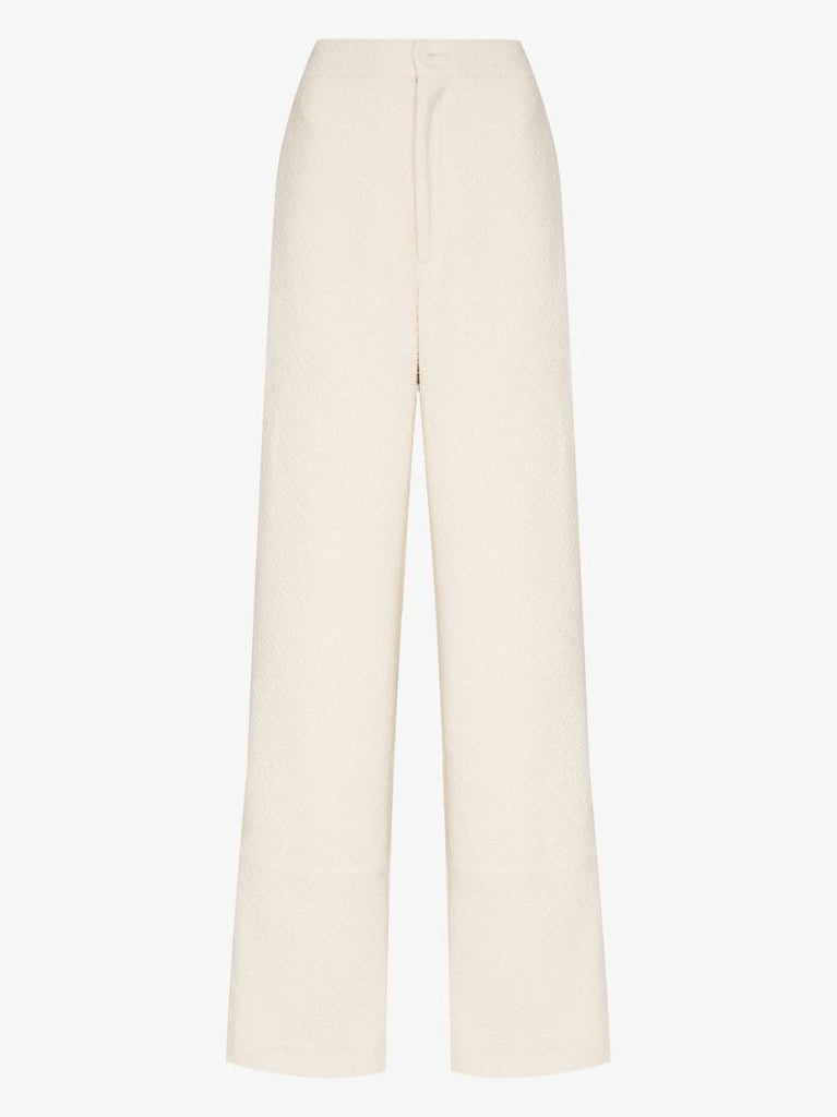 High Waist Wide Leg Trousers