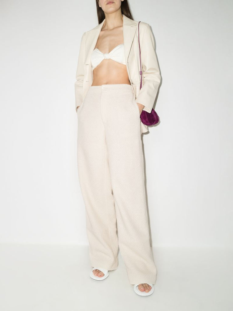 High Waist Wide Leg Trousers