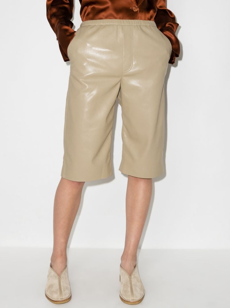 Wendel Vegan Leather Shorts