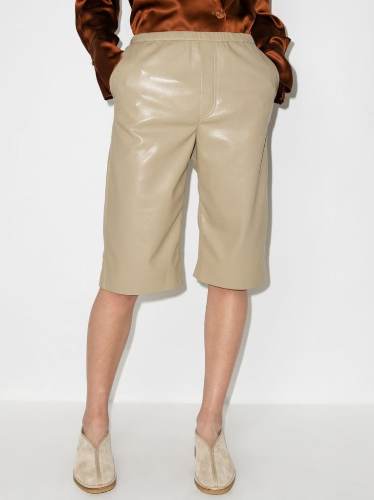 Wendel Vegan Leather Shorts