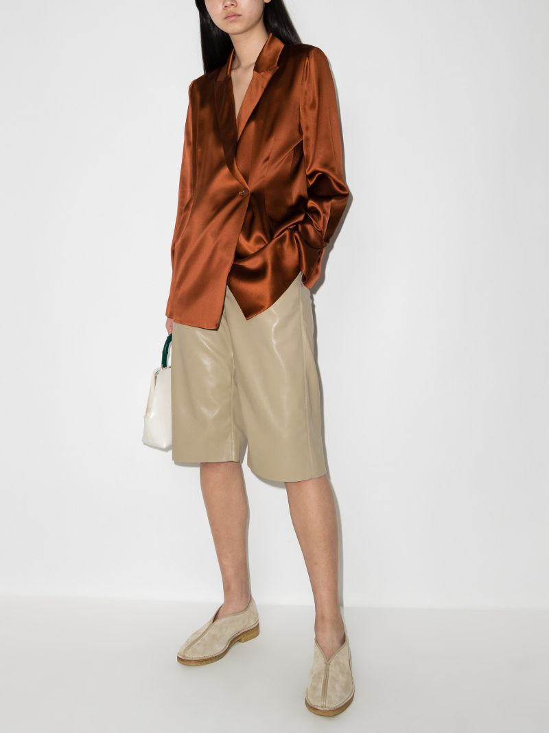 Wendel Vegan Leather Shorts