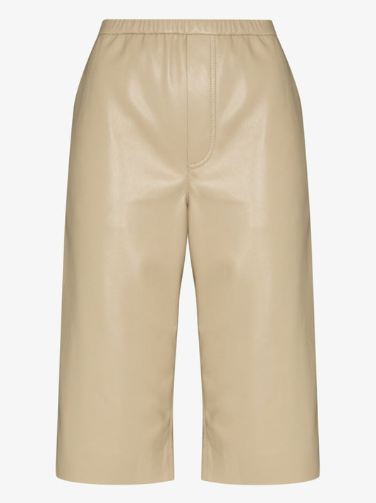 Wendel Vegan Leather Shorts