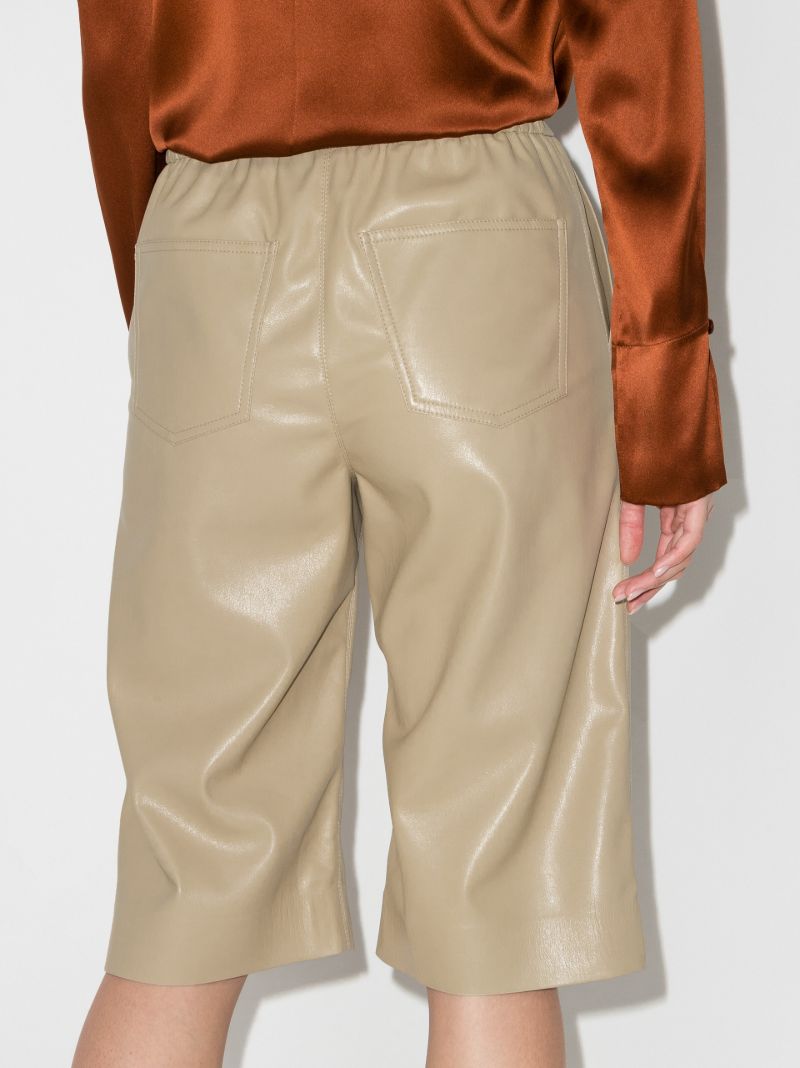Wendel Vegan Leather Shorts