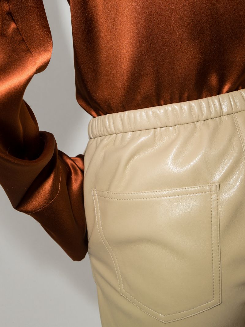 Wendel Vegan Leather Shorts