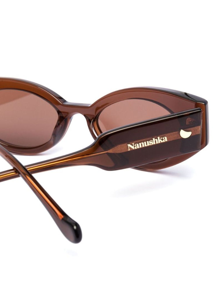 Brown Azalea Cat Eye Sunglasses
