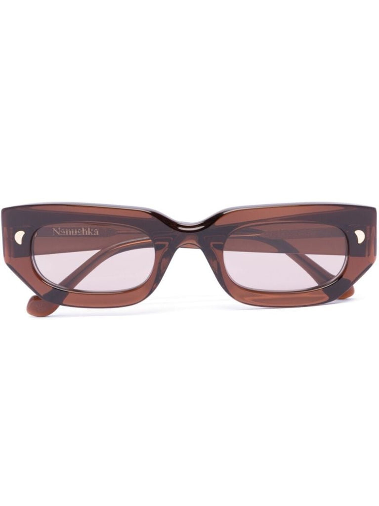 Brown Kadee D Frame Sunglasses