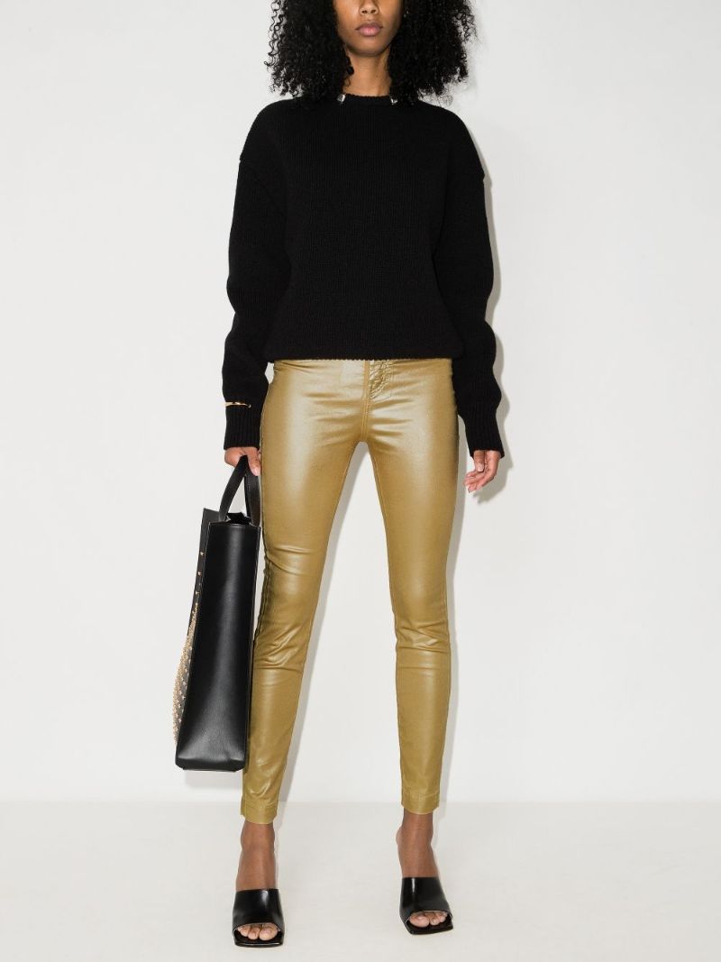 Coated Skinny Jeans