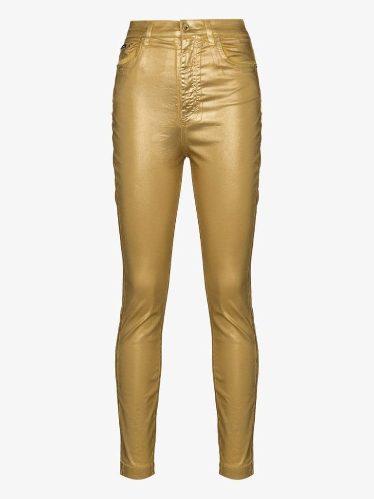 Coated Skinny Jeans
