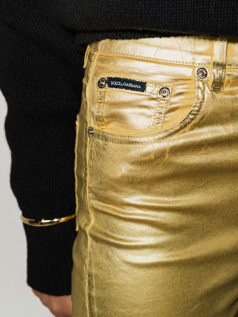 Coated Skinny Jeans