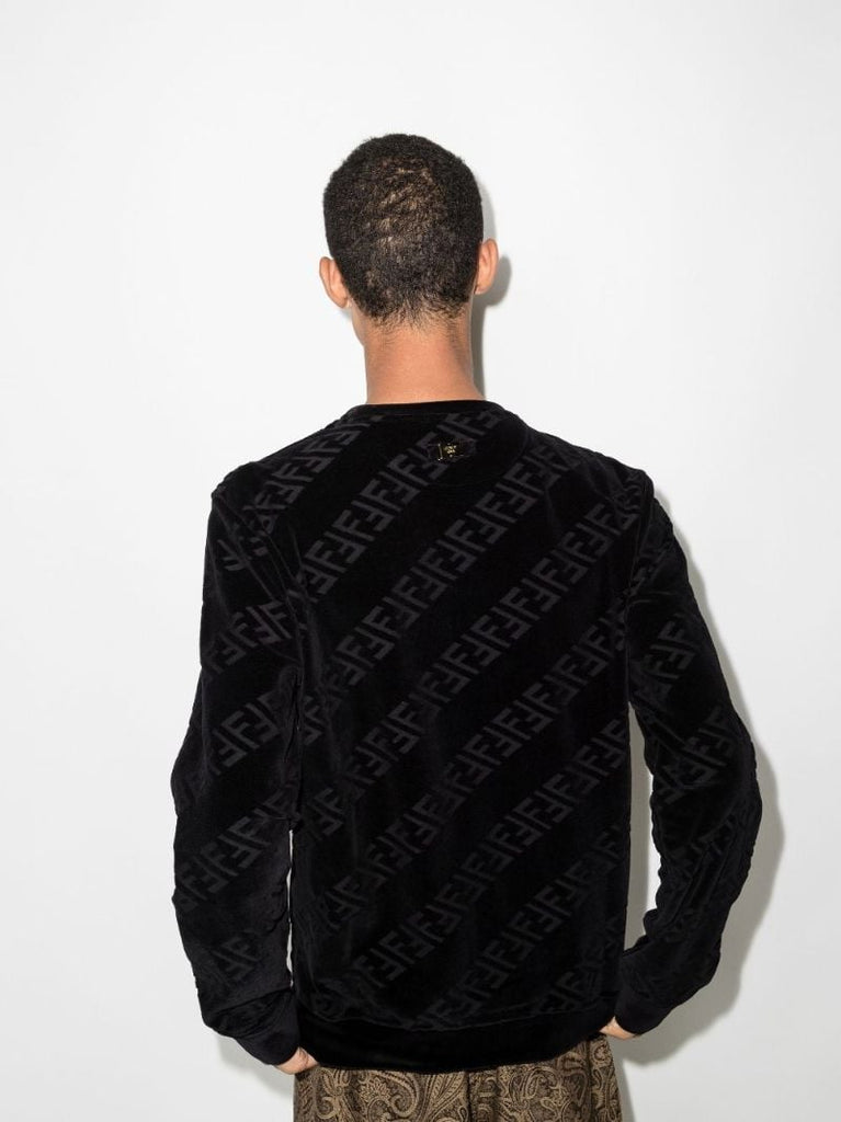 Ff Motif Chenille Sweatshirt