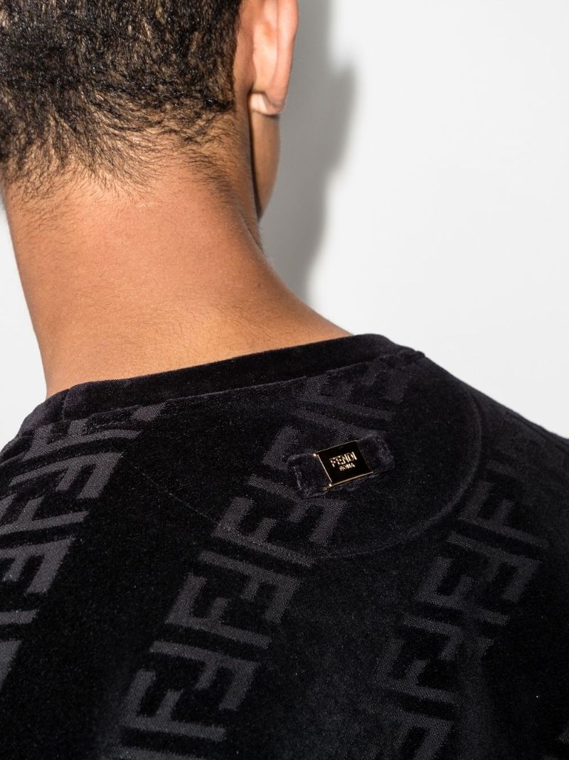 Ff Motif Chenille Sweatshirt