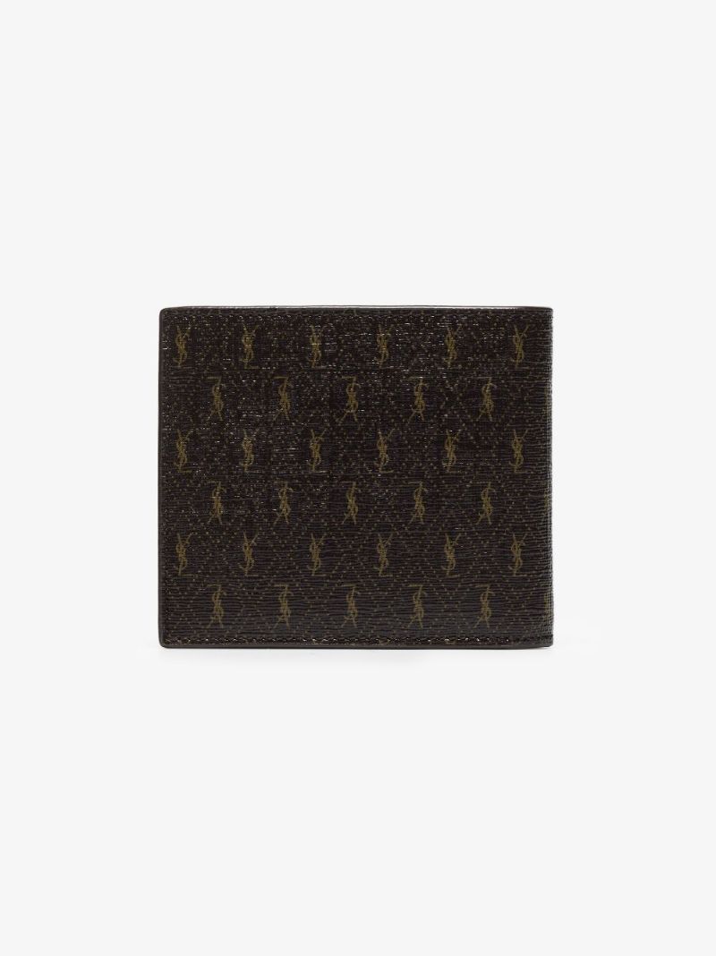 Brown Le Monogramme East/west Leather Wallet