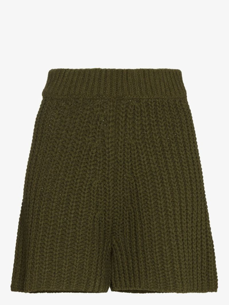 Pucon Ribbed Knit Bermuda Shorts