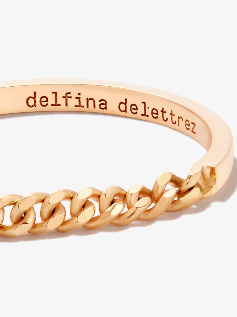 18k Yellow Gold Unchain My Art Diamond Ring