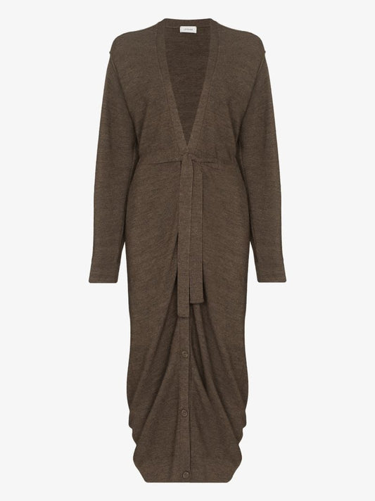 Long Belted Cardigan
