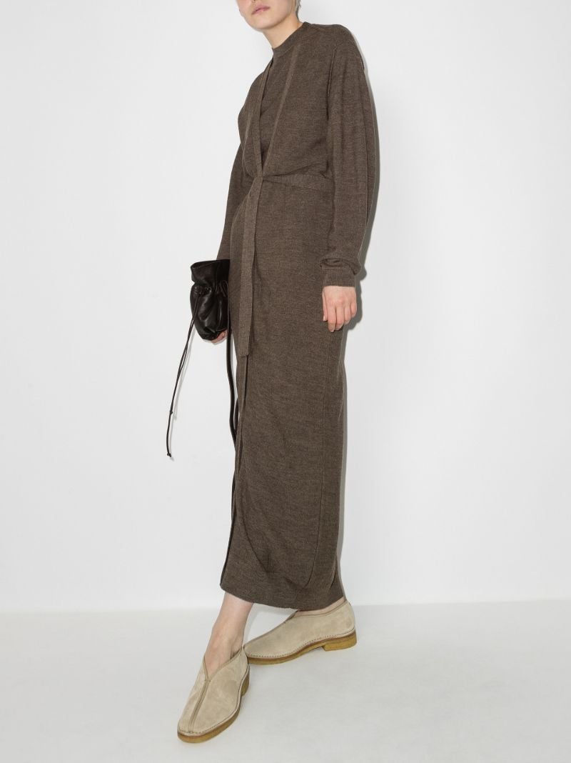 Long Belted Cardigan