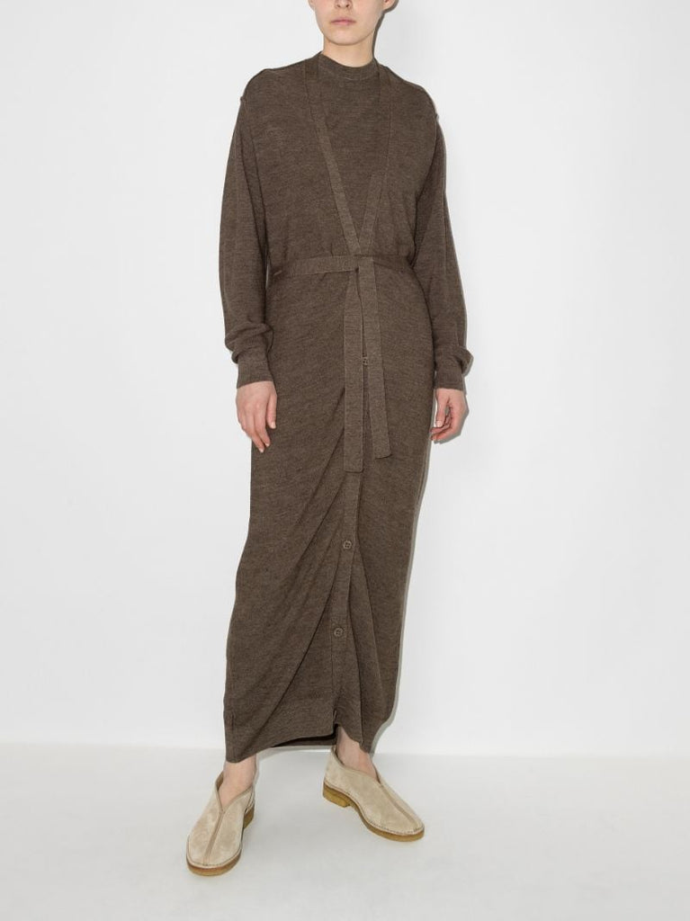 Long Belted Cardigan