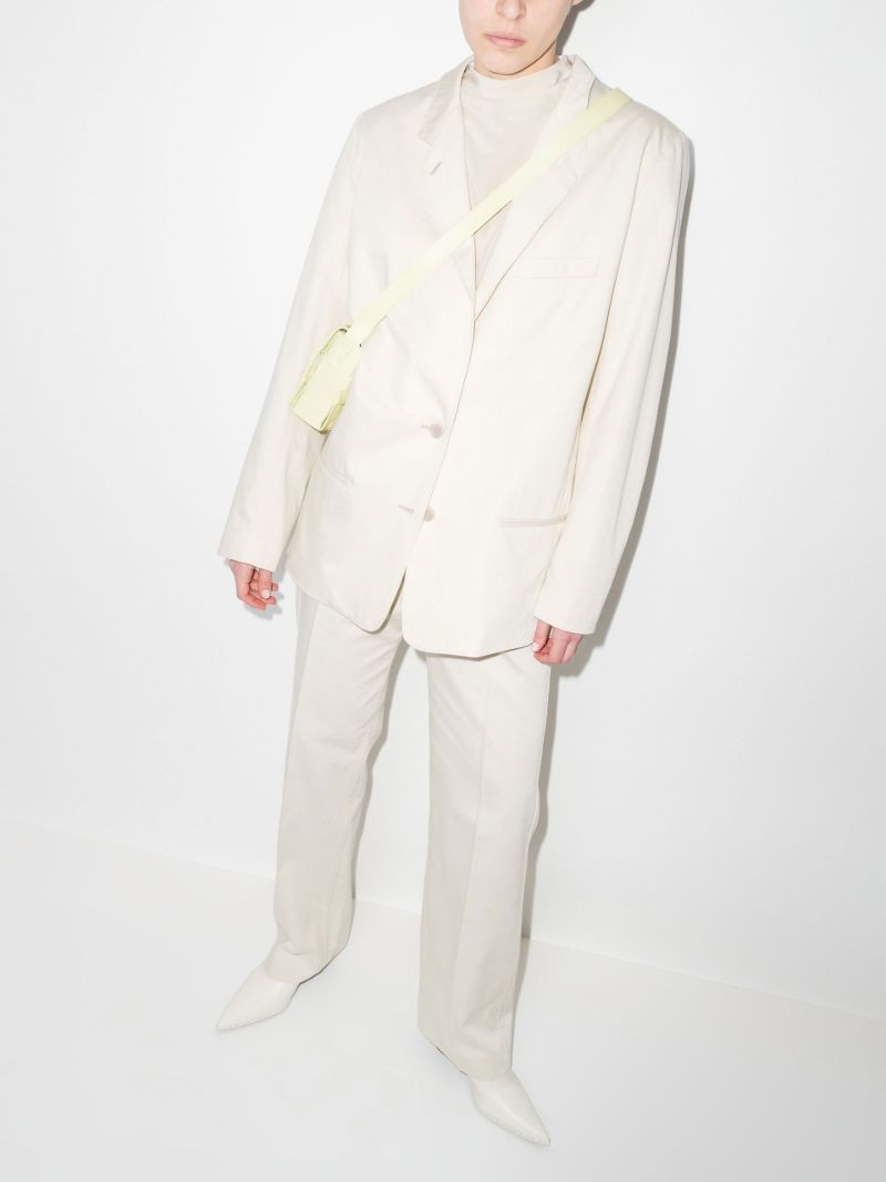 Single-breasted Cotton Blazer