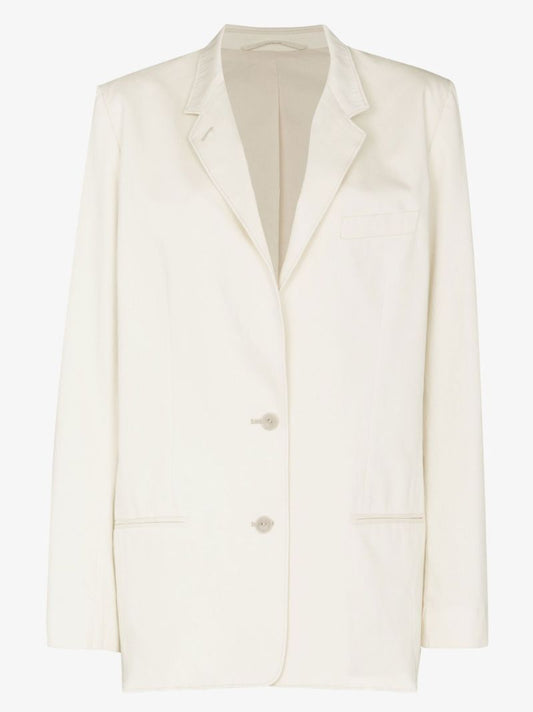 Single-breasted Cotton Blazer