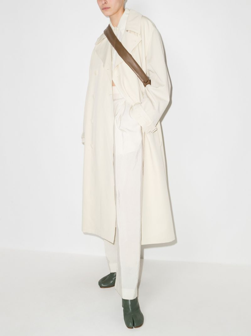 Double-breasted Wool Trench Coat