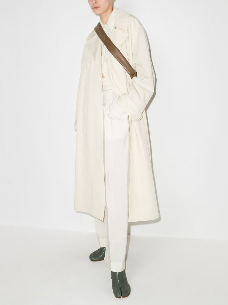Double-breasted Wool Trench Coat