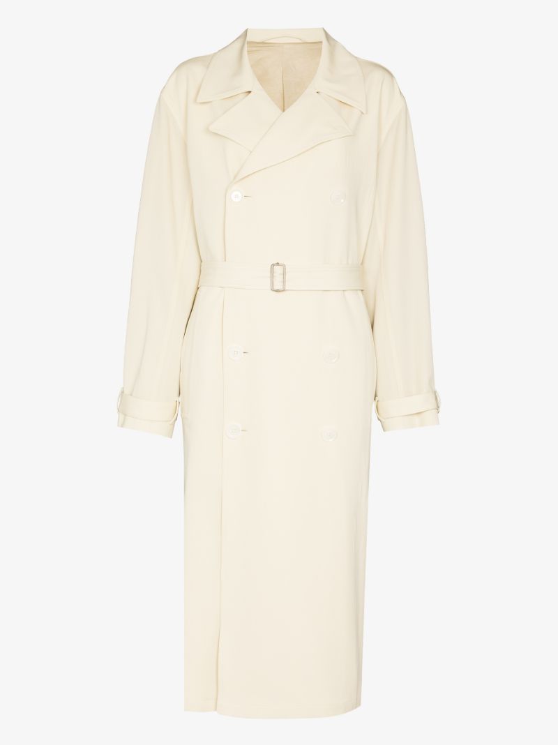 Double-breasted Wool Trench Coat