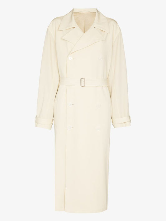 Double-breasted Wool Trench Coat