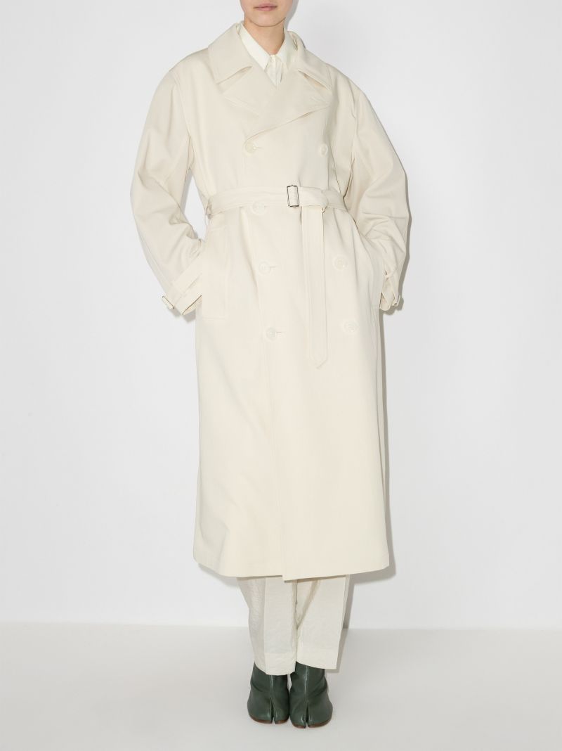 Double-breasted Wool Trench Coat