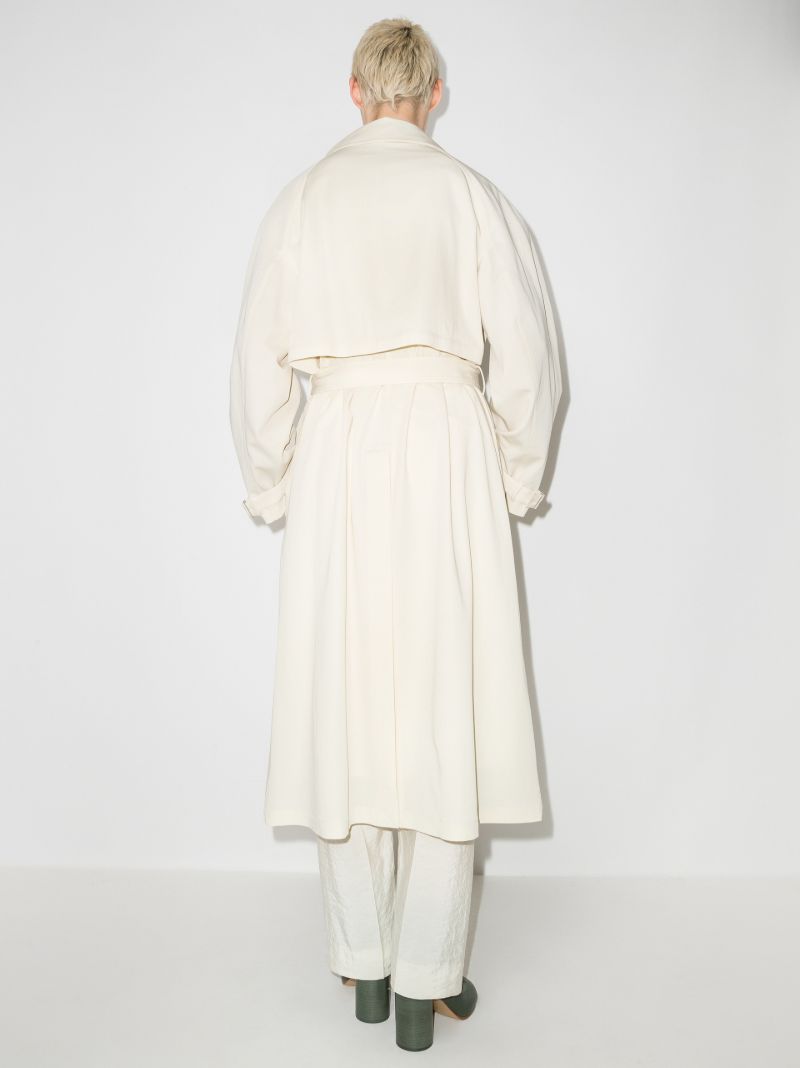 Double-breasted Wool Trench Coat