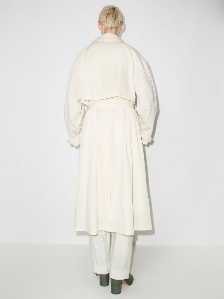 Double-breasted Wool Trench Coat