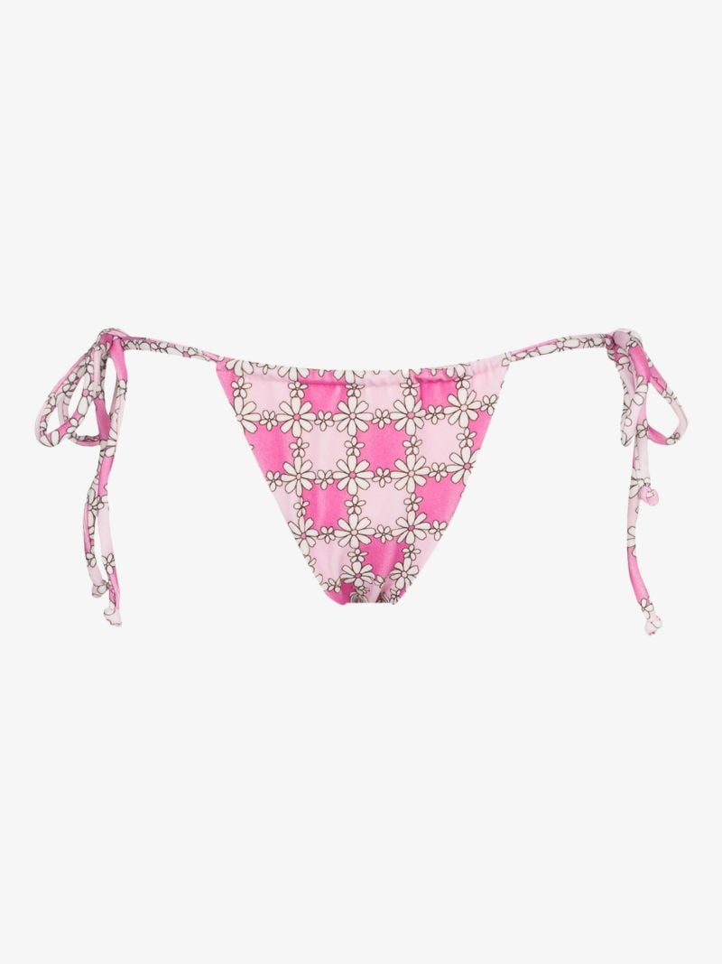 Tia Floral Terry Bikini Bottoms