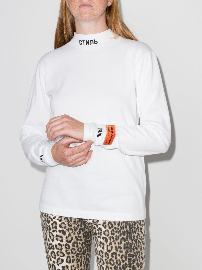 Ã_x0090_Â¡Ã_x0090_Â¢Ã_x0090_Ë_x009c_Ã_x0090_â_x0080_ºÃ_x0090_Â¬ Embroidered High Neck Sweatshirt