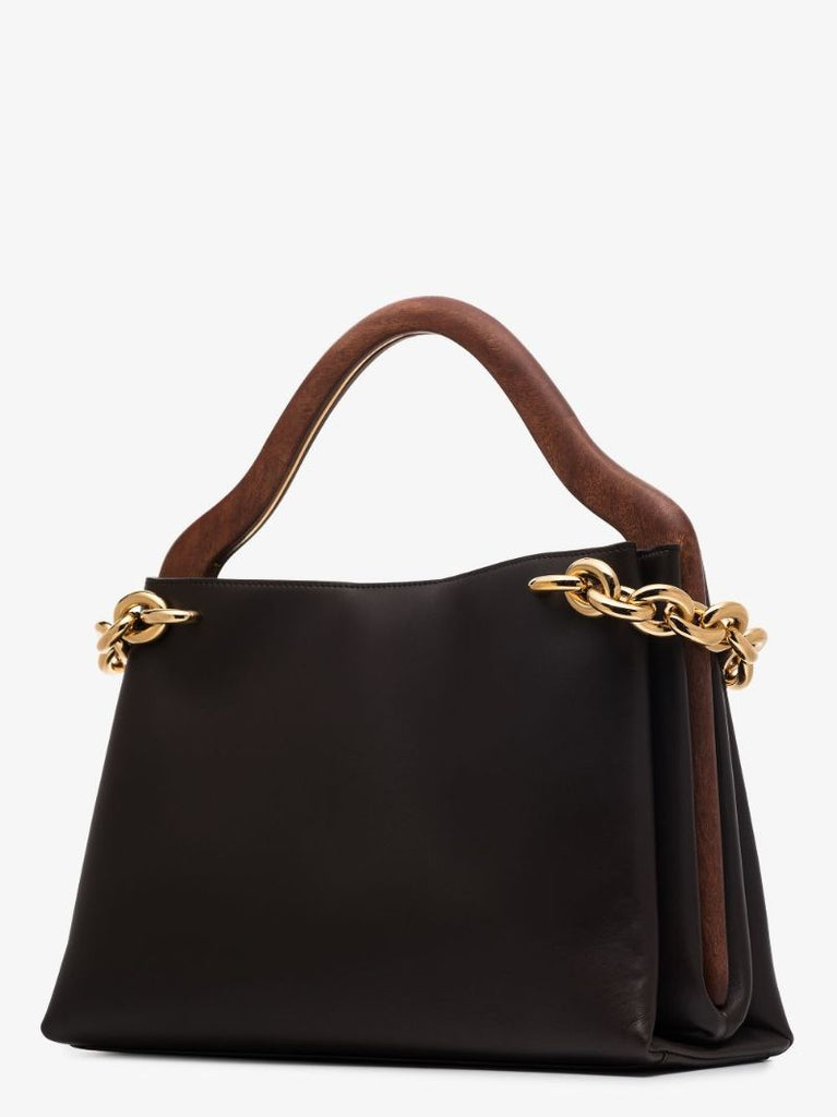 Chain-link Detail Tote Bag