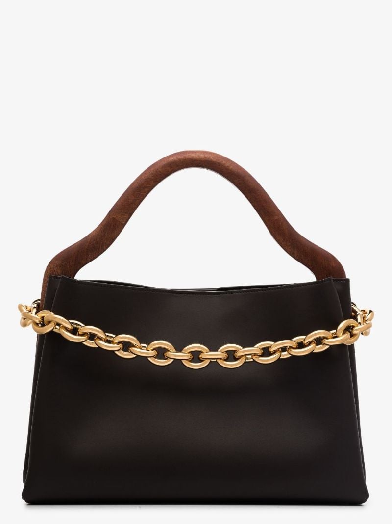 Chain-link Detail Tote Bag